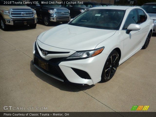 2018 Toyota Camry XSE in Wind Chill Pearl