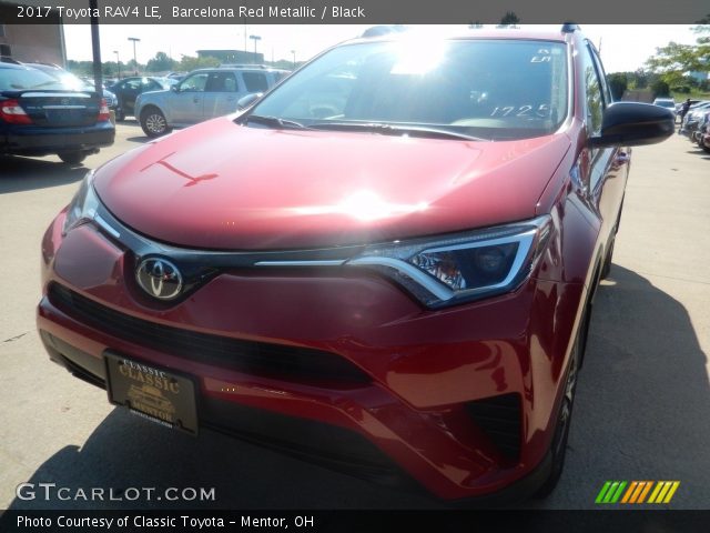 2017 Toyota RAV4 LE in Barcelona Red Metallic
