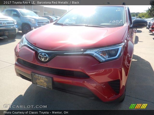 2017 Toyota RAV4 LE in Barcelona Red Metallic