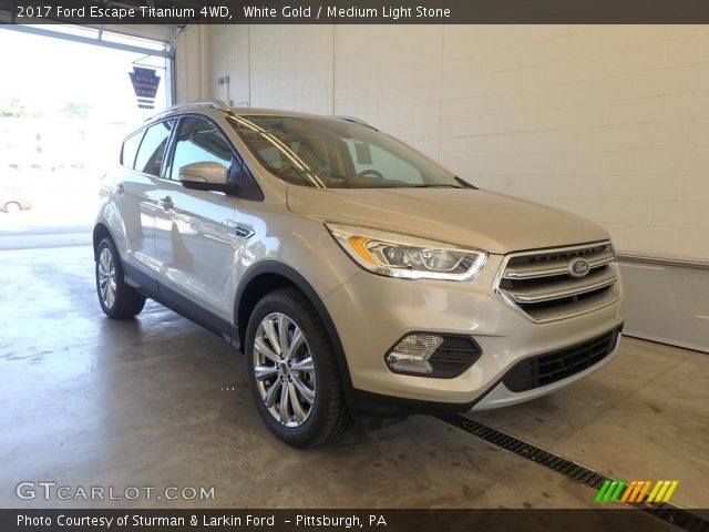 2017 Ford Escape Titanium 4WD in White Gold