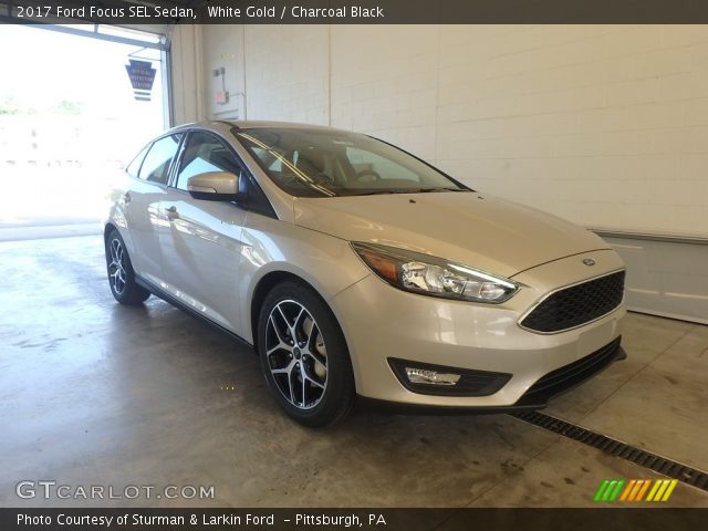 2017 Ford Focus SEL Sedan in White Gold