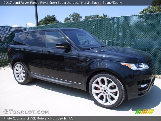 Narvik Black 2017 Land Rover Range Rover Sport Supercharged Ebony