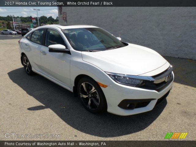 2017 Honda Civic Touring Sedan in White Orchid Pearl