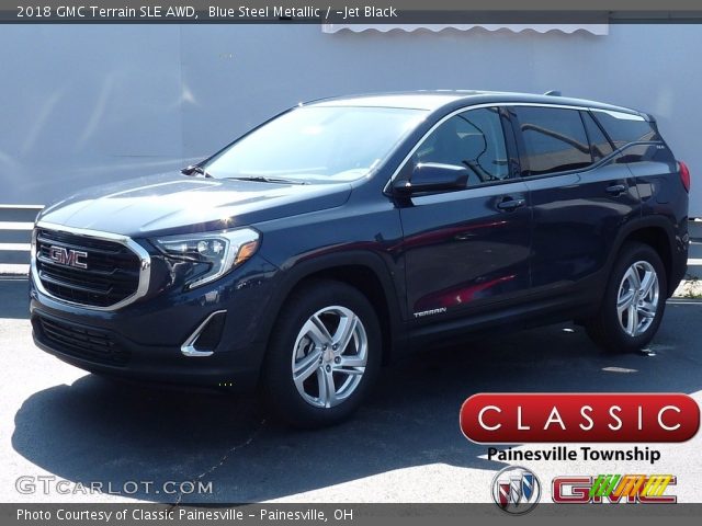 2018 GMC Terrain SLE AWD in Blue Steel Metallic