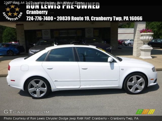 2007 Audi A4 2.0T quattro Sedan in Ibis White