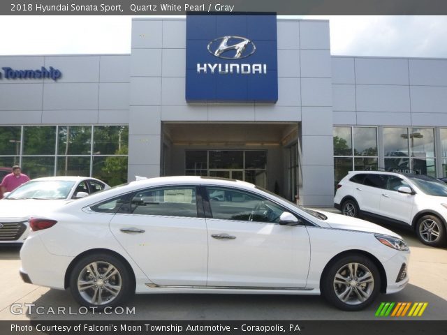 2018 Hyundai Sonata Sport in Quartz White Pearl