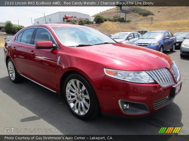 2010 Lincoln MKS EcoBoost AWD in Red Candy Metallic