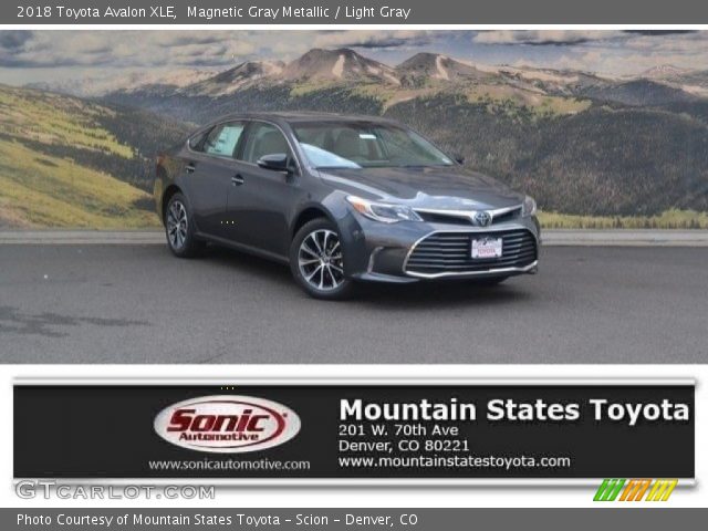 2018 Toyota Avalon XLE in Magnetic Gray Metallic