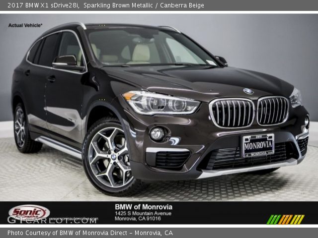 2017 BMW X1 sDrive28i in Sparkling Brown Metallic