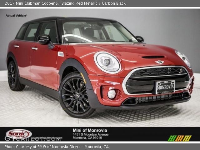 2017 Mini Clubman Cooper S in Blazing Red Metallic