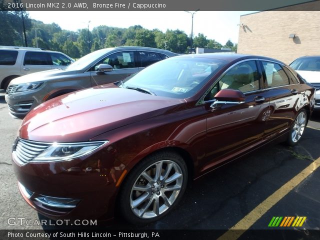 2016 Lincoln MKZ 2.0 AWD in Bronze Fire