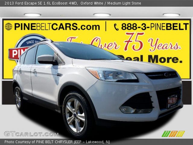 2013 Ford Escape SE 1.6L EcoBoost 4WD in Oxford White