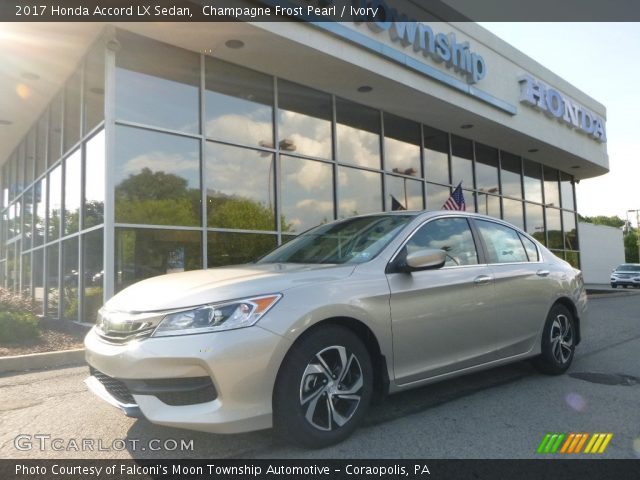 2017 Honda Accord LX Sedan in Champagne Frost Pearl