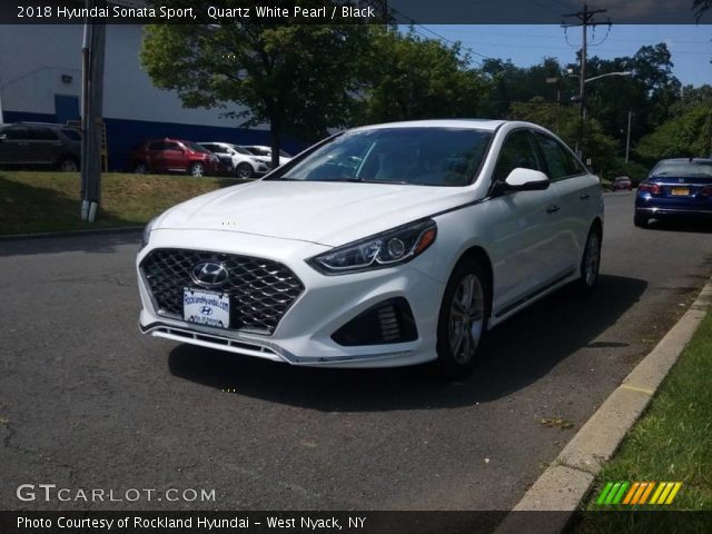 2018 Hyundai Sonata Sport in Quartz White Pearl