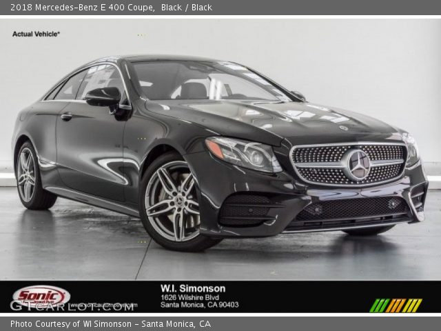 2018 Mercedes-Benz E 400 Coupe in Black