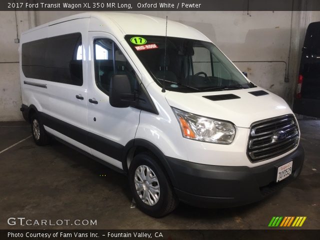 2017 Ford Transit Wagon XL 350 MR Long in Oxford White