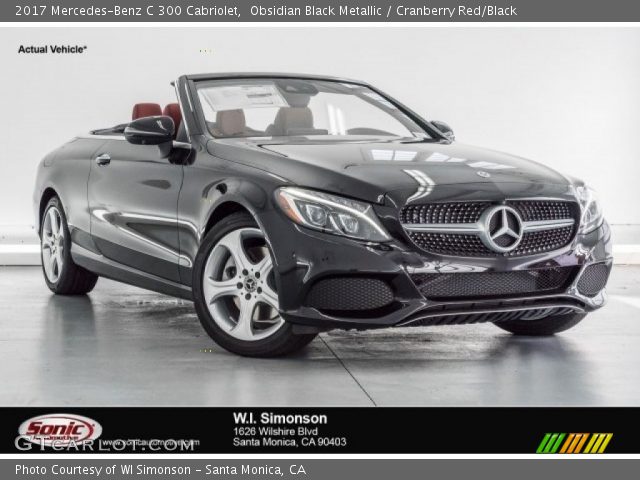 2017 Mercedes-Benz C 300 Cabriolet in Obsidian Black Metallic