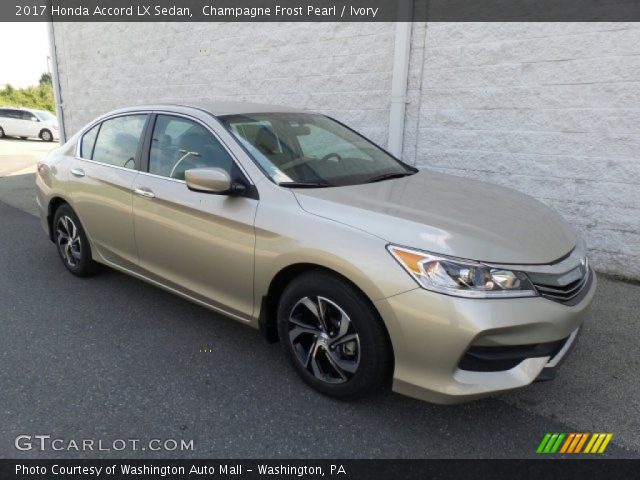 2017 Honda Accord LX Sedan in Champagne Frost Pearl