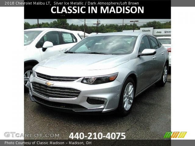 2018 Chevrolet Malibu LT in Silver Ice Metallic