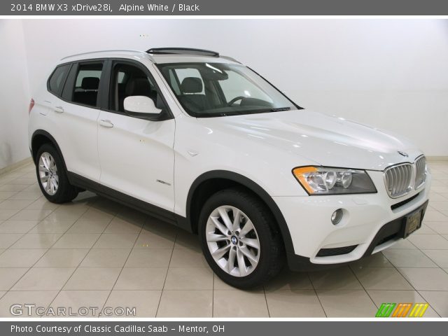 2014 BMW X3 xDrive28i in Alpine White