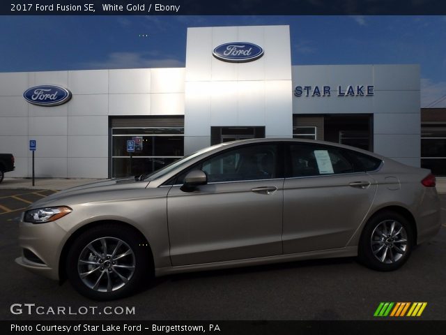 2017 Ford Fusion SE in White Gold