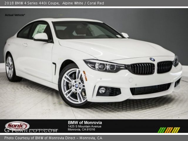 2018 BMW 4 Series 440i Coupe in Alpine White