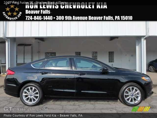 2017 Ford Fusion SE in Shadow Black