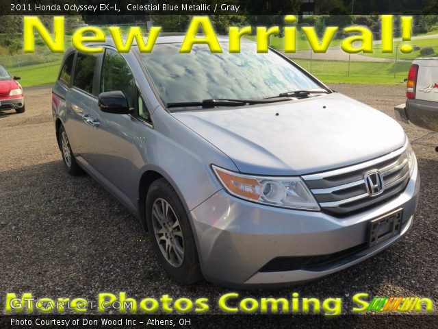 2011 Honda Odyssey EX-L in Celestial Blue Metallic