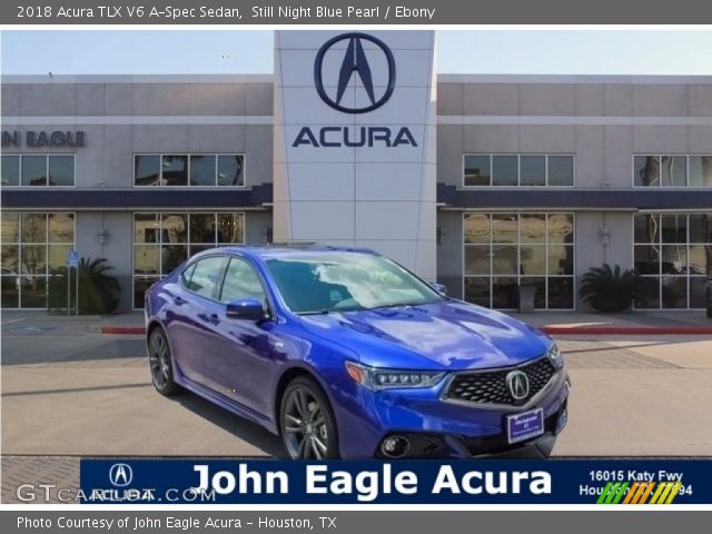 2018 Acura TLX V6 A-Spec Sedan in Still Night Blue Pearl