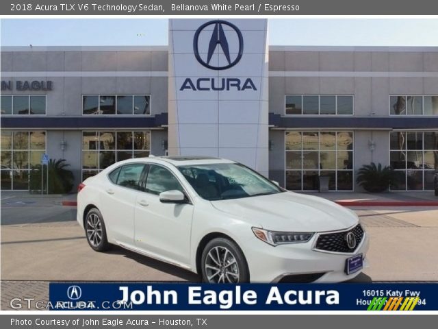 2018 Acura TLX V6 Technology Sedan in Bellanova White Pearl