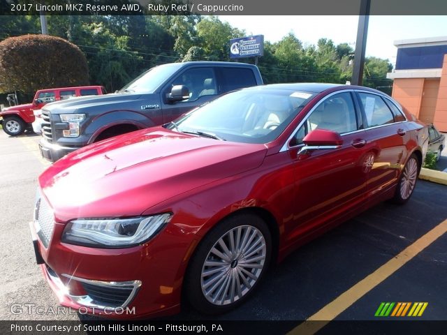 2017 Lincoln MKZ Reserve AWD in Ruby Red