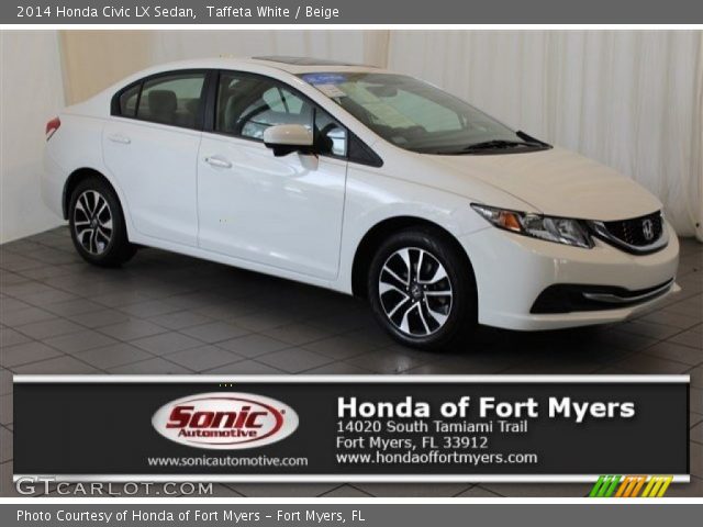 2014 Honda Civic LX Sedan in Taffeta White