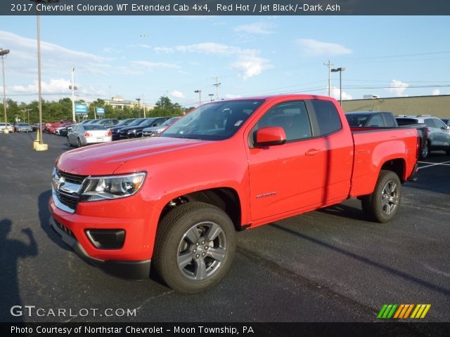 2017 Chevrolet Colorado WT Extended Cab 4x4 in Red Hot