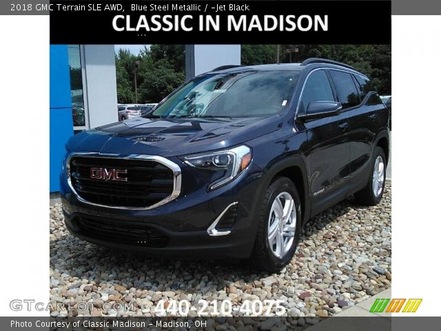 2018 GMC Terrain SLE AWD in Blue Steel Metallic