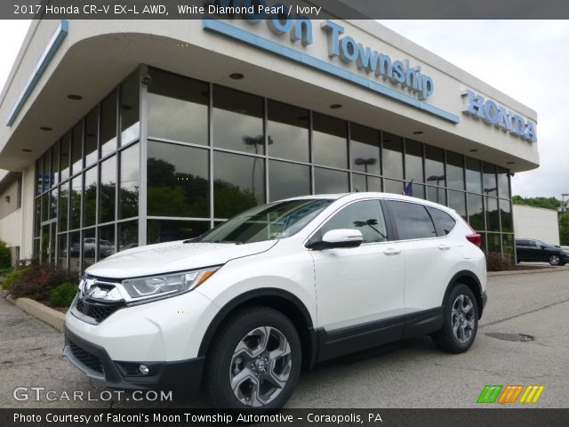 2017 Honda CR-V EX-L AWD in White Diamond Pearl