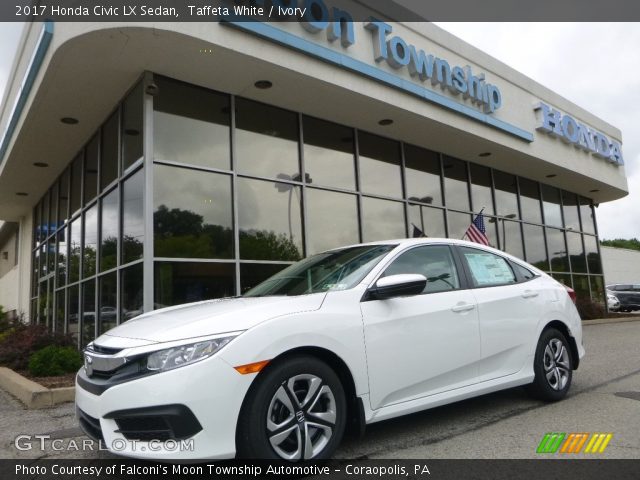 2017 Honda Civic LX Sedan in Taffeta White