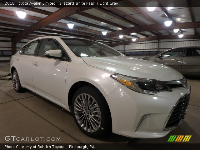 2018 Toyota Avalon Limited in Blizzard White Pearl