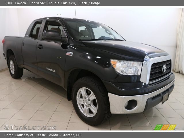 2008 Toyota Tundra SR5 Double Cab 4x4 in Black
