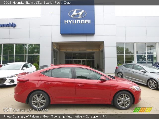 2018 Hyundai Elantra SEL in Scarlet Red