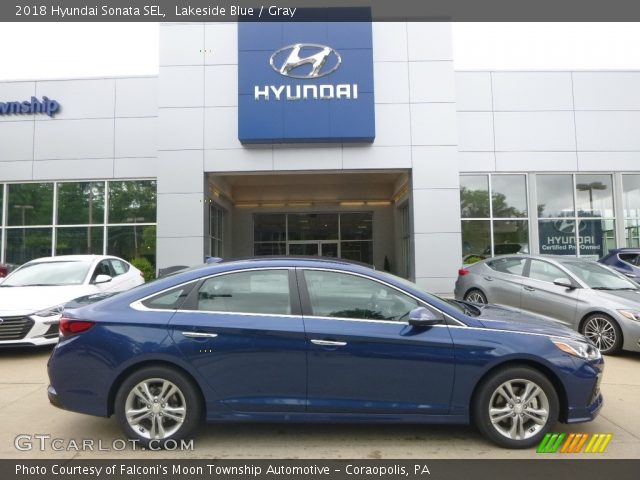 2018 Hyundai Sonata SEL in Lakeside Blue