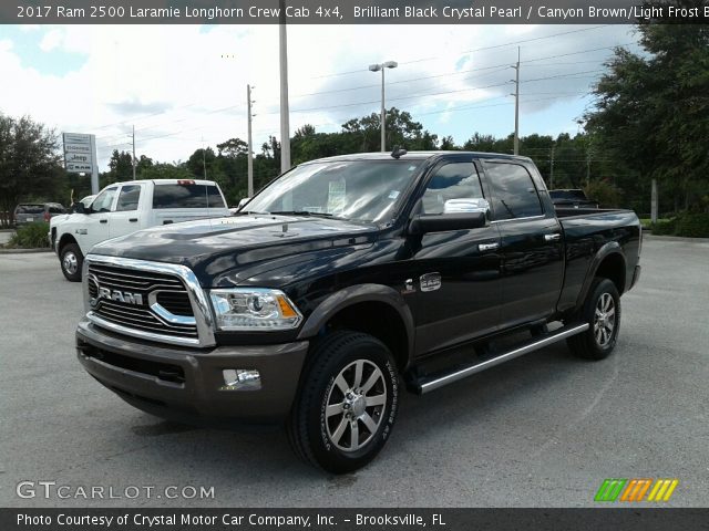 2017 Ram 2500 Laramie Longhorn Crew Cab 4x4 in Brilliant Black Crystal Pearl