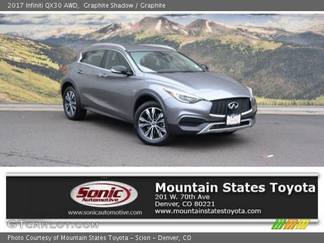 2017 Infiniti QX30 AWD in Graphite Shadow