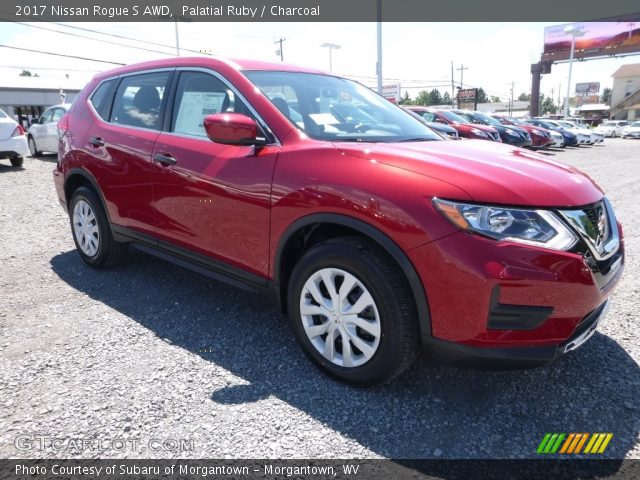 2017 Nissan Rogue S AWD in Palatial Ruby