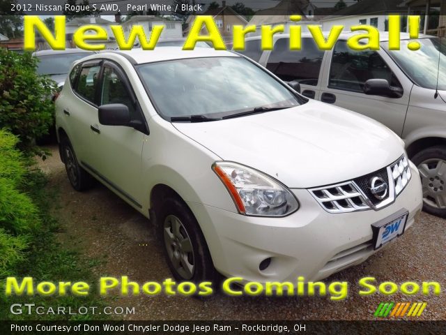 2012 Nissan Rogue S AWD in Pearl White
