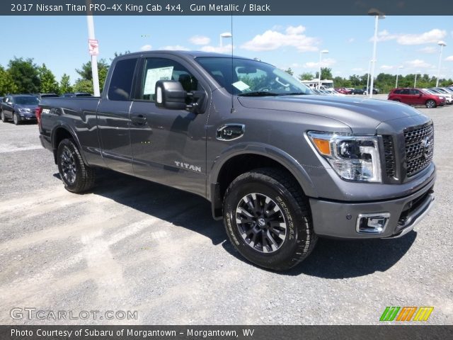 2017 Nissan Titan PRO-4X King Cab 4x4 in Gun Metallic