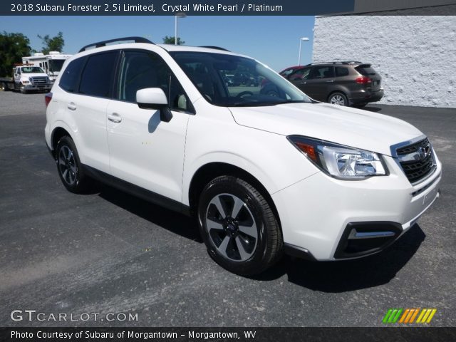 2018 Subaru Forester 2.5i Limited in Crystal White Pearl