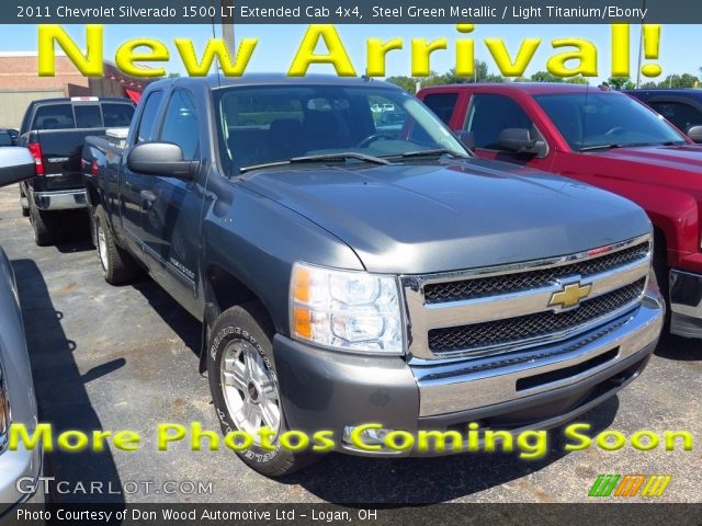 2011 Chevrolet Silverado 1500 LT Extended Cab 4x4 in Steel Green Metallic