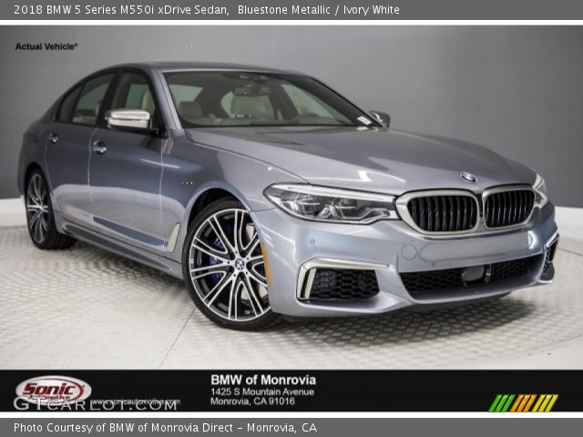 2018 BMW 5 Series M550i xDrive Sedan in Bluestone Metallic