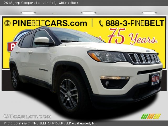 2018 Jeep Compass Latitude 4x4 in White