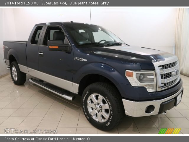 2014 Ford F150 XLT SuperCab 4x4 in Blue Jeans